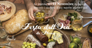 I cicchetti della festa dell'oca da Gallo a Mirano