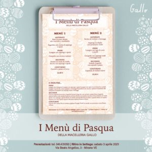 Menù di Pasqua 2021_Gallo Macelleria Mirano