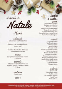Menù di Natale 2021 Macelleria Gallo