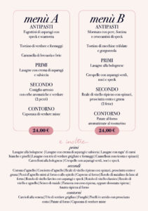 Menù di pasqua 2022 della Macelleria Gallo di Mirano