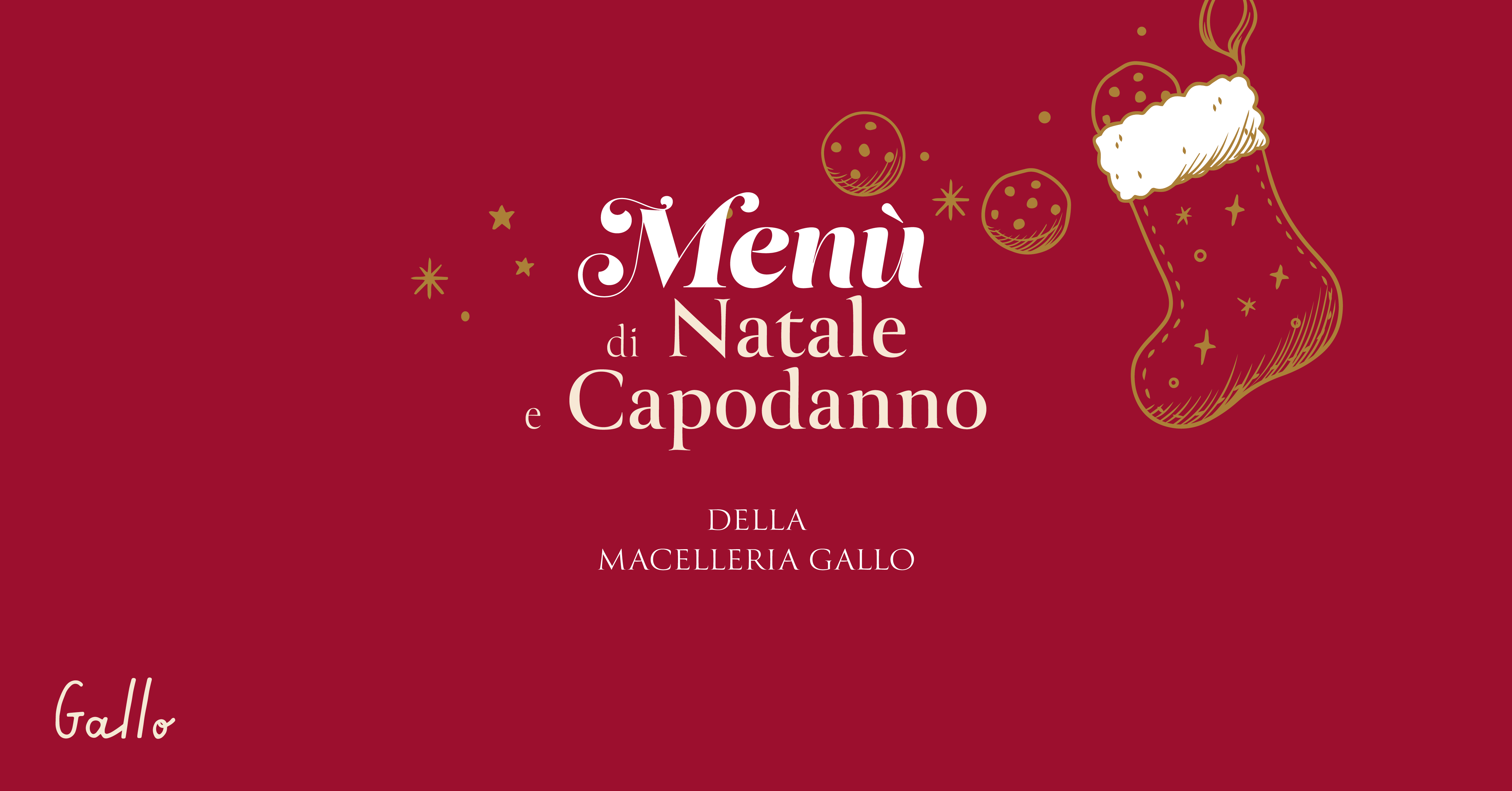 Menù di natale e capodanno 2022 alla Macelleria Gallo di Mirano